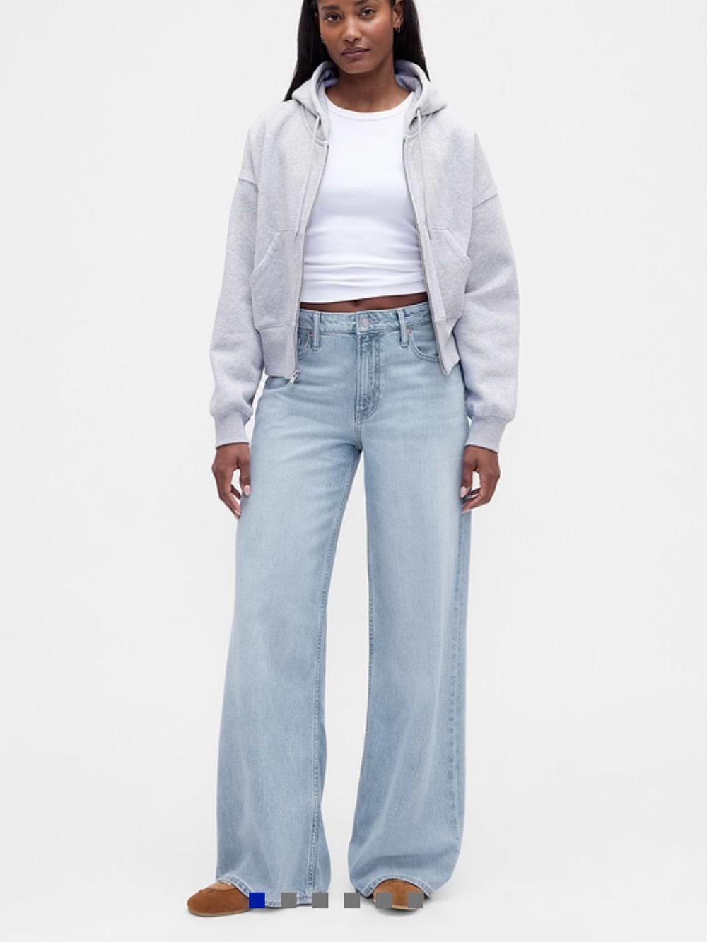NWT Gap Mid Rise Ultrasoft Baggy Jeans